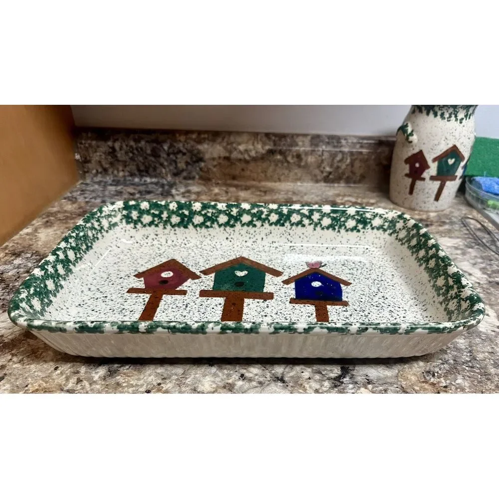 Home and Garden Party Farmhouse Utensil Holder And Baking Dish - Picture 4 of 8